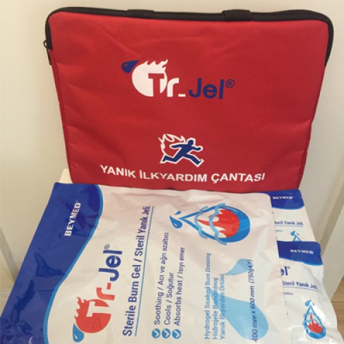 TR-JEL Büyük EKSTRA Set  Jelli Yanık Pansuman Seti (Minumum Satış 1 Adet)