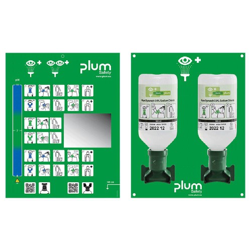 PLUM 4694 Duvar Panosu İkili Set Açık İstasyon 2*500ml Sodium Cloride 0,9%. 