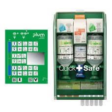 PLUM 5174 QUICKSAFE İlk Yardım Göz Duşu Kimyasallı Panolu