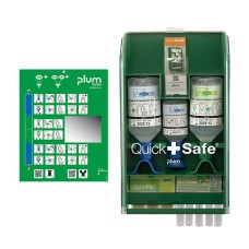 PLUM 5171 QUICKSAFE İlk Yardım Göz Duşu Seti Kimyasallı Panolu 